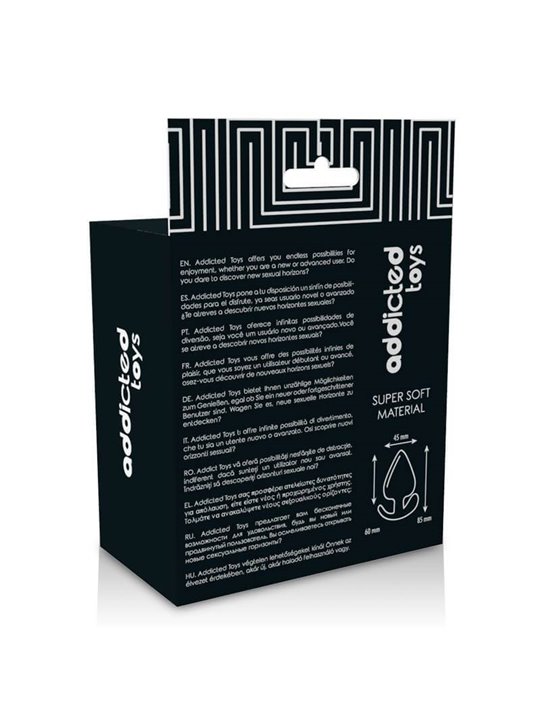 Addicted Toys - Plug Anale 8,5 CM Nero