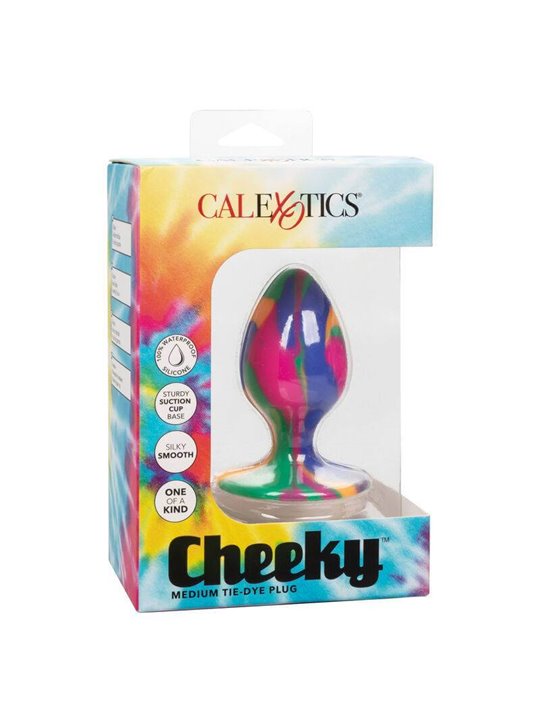 CalExotics Cheeky - Plug Anale in Silicone con Base a Ventosa - Taglia Media