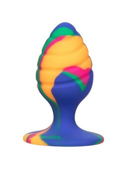 CalExotics Cheeky Swirl - Plug Anale in Silicone con Base a Ventosa - M