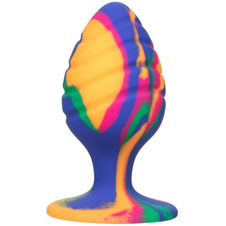 CalExotics Cheeky Swirl - Plug Anale in Silicone con Base a Ventosa - L