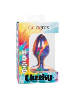 CalExotics Cheeky Swirl - Plug Anale in Silicone con Base a Ventosa - L