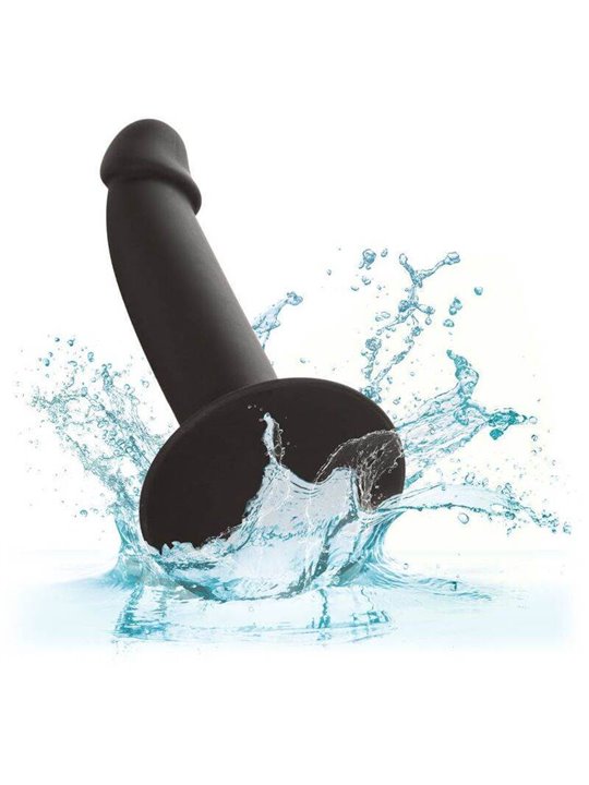 CalExotics Slim Anal Stud - Plug Anale in Silicone con Ventosa - Nero