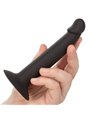 CalExotics Slim Anal Stud - Plug Anale in Silicone con Ventosa - Nero