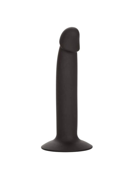 CalExotics Slim Anal Stud - Plug Anale in Silicone con Ventosa - Nero
