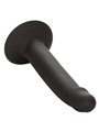 CalExotics Slim Anal Stud - Plug Anale in Silicone con Ventosa - Nero