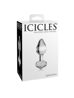Pipedream - Icicles No. 44 Plug Anale in Vetro Trasparente