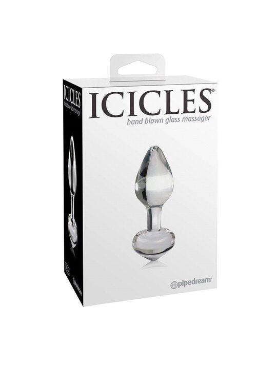 Pipedream - Icicles No. 44 Plug Anale in Vetro Trasparente