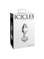 Pipedream - Icicles No. 44 Plug Anale in Vetro Trasparente