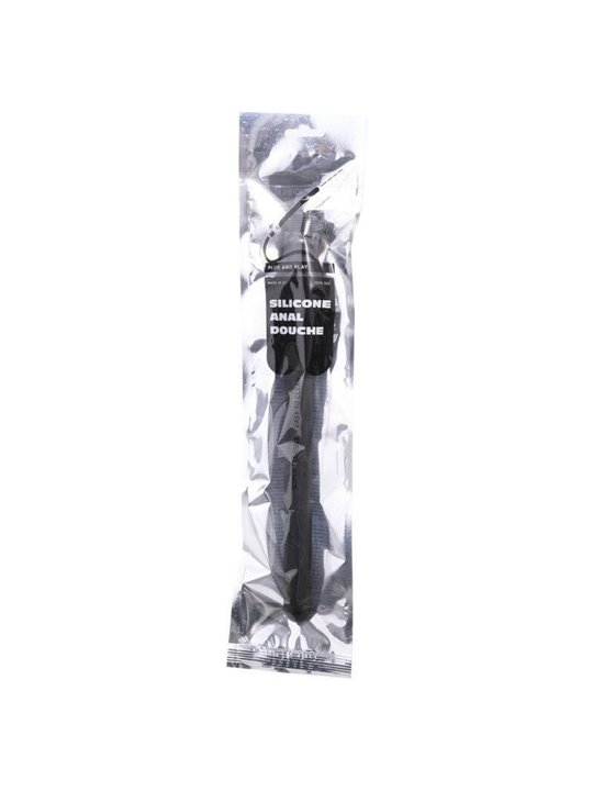All Black - Shower Anal Hinchable Silicone 27 CM