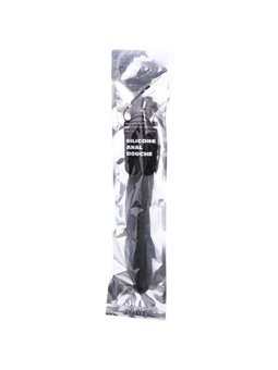 All Black - Doccia Anale in Silicone Sistema Stopper 27 CM