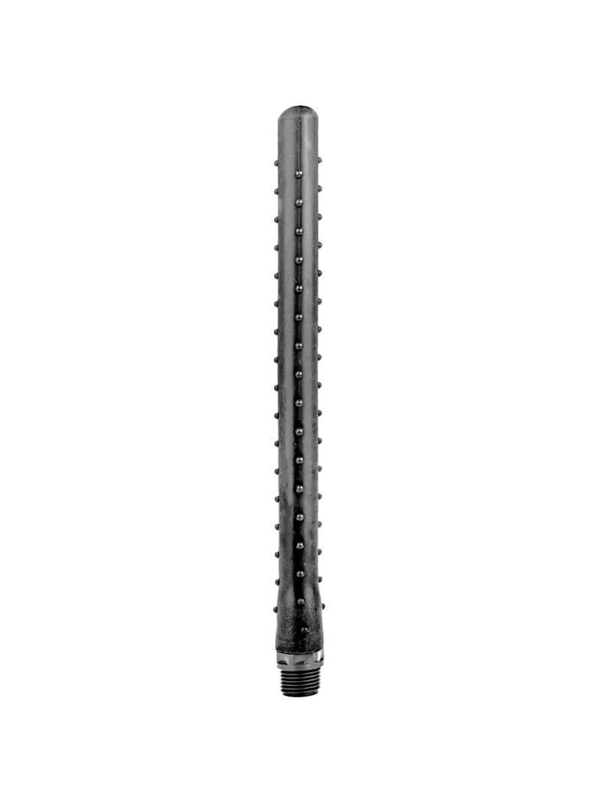 All Black - Ridged Shower Anal Silicone 27 CM