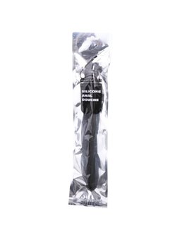 All Black - Mega Ripple Shower Anal Silicone 28.5 CM