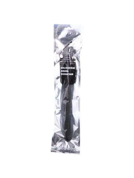 All Black - Mega Ripple Shower Anal Silicone 28.5 CM