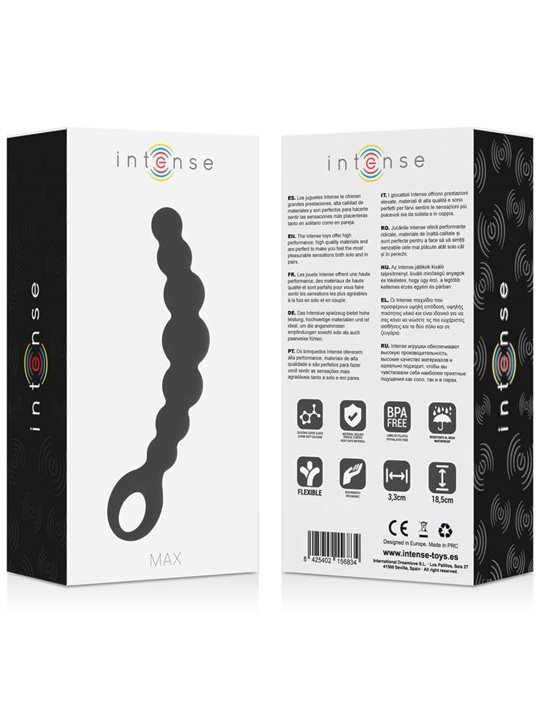 Intense Anal Beads Max Black
