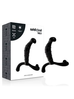 Addicted Toys - Massaggiatore Anale Nero 11,3 CM