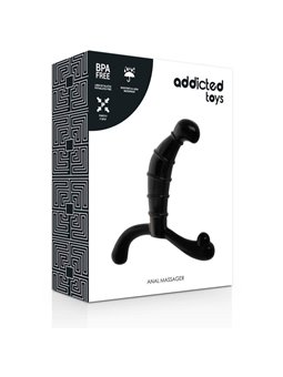 Addicted Toys - Massaggiatore Anale Nero 11,3 CM