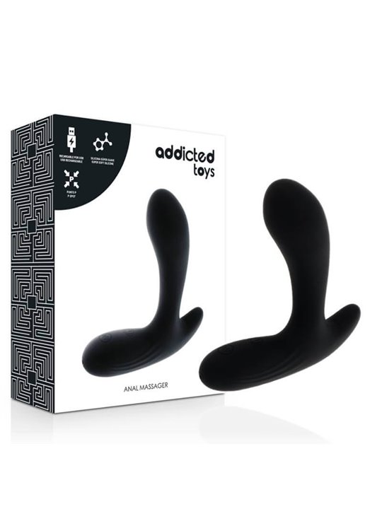 Addicted Toys - Massaggiatore Vibratore Anale Nero