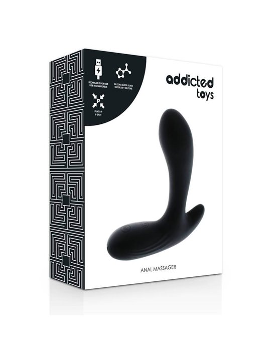 Addicted Toys - Massaggiatore Vibratore Anale Nero