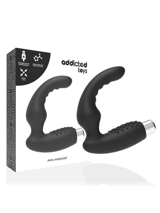 Addicted Toys - Prostatic Vibrator Rechargeable Model 2 - Black