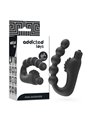Addicted Toys - Massaggiatore Vibratore Anale Prostatico Nero