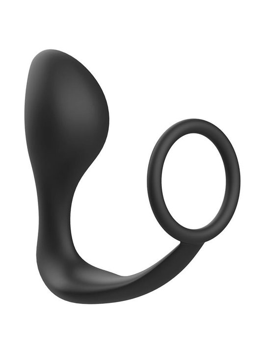 Addicted Toys - Anal Plug with Black Silicone Ring