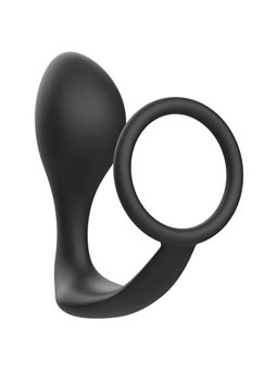 Addicted Toys - Anal Plug with Black Silicone Ring