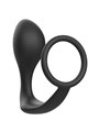 Addicted Toys - Anal Plug with Black Silicone Ring
