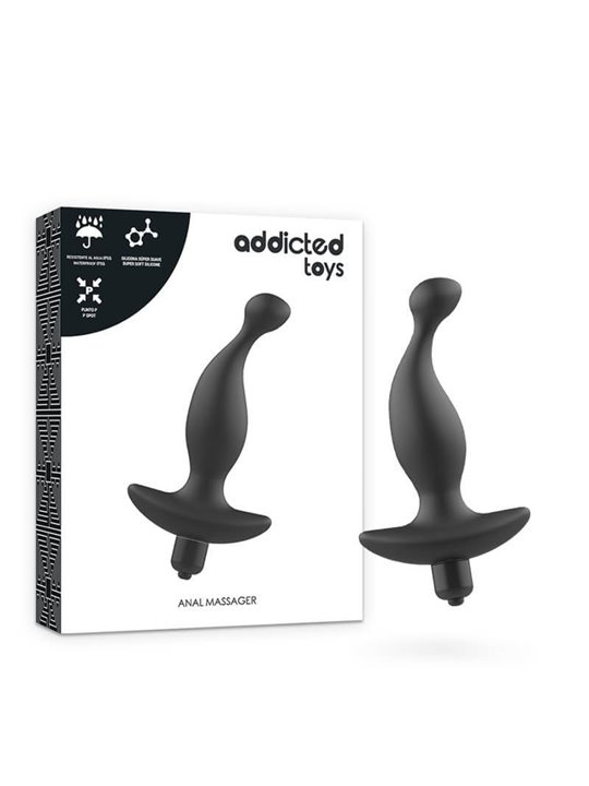 Addicted Toys - Anal Massager with Black Vibrationmodel 1