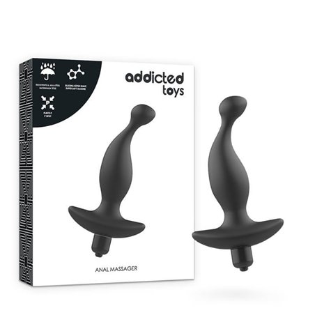 Addicted Toys - Massaggiatore Vibratore Anale Nero Modello 1