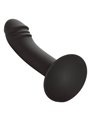 CalExotics Curved Anal Stud - Dildo Anale in Silicone con Ventosa - Nero