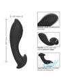 CalExotics Eclipse Flex Probe - Vibratore Anale in Silicone Liquido Nero