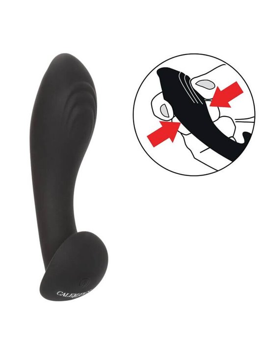 CalExotics Eclipse Flex Probe - Vibratore Anale in Silicone Liquido Nero