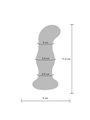 Toyjoy - Buttocks The Gleaming Glass Buttplug