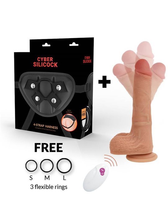 Cyber Silicock - Strap-On Mr Rick Remote Control