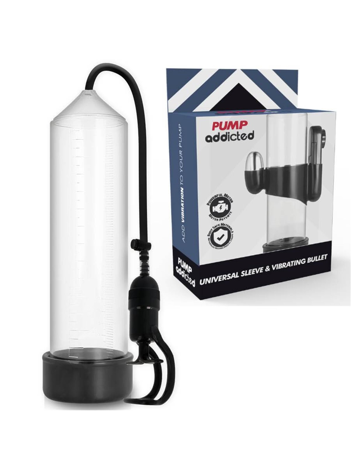 Pump Addicted - Rx5 Transparent Vibrator