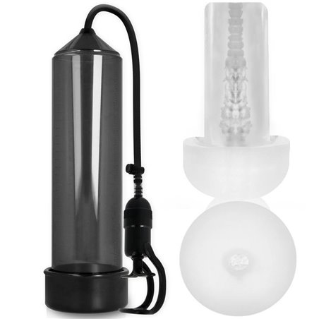 Pump Addicted - Rx5 Black with Masturbator