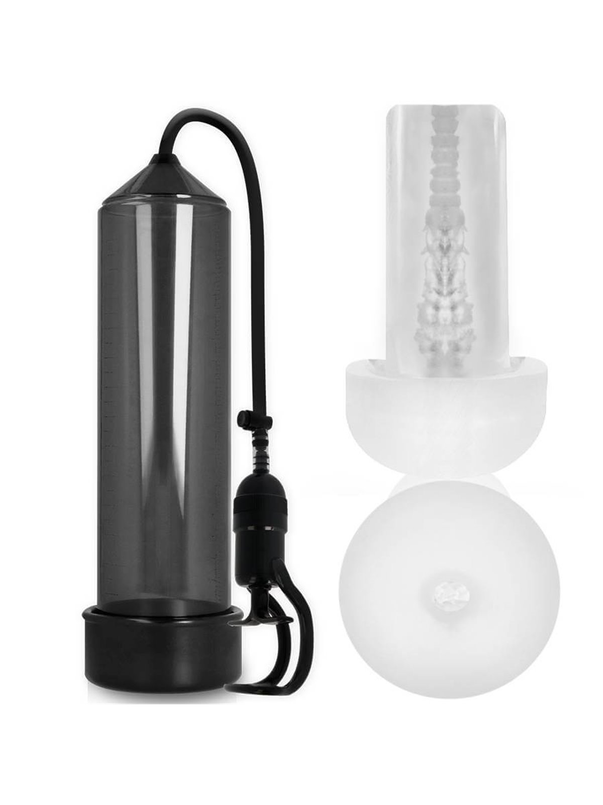 Pump Addicted - Rx5 Black with Masturbator