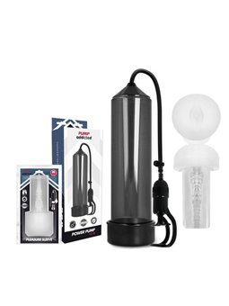 Pump Addicted - Rx5 Black with Masturbator