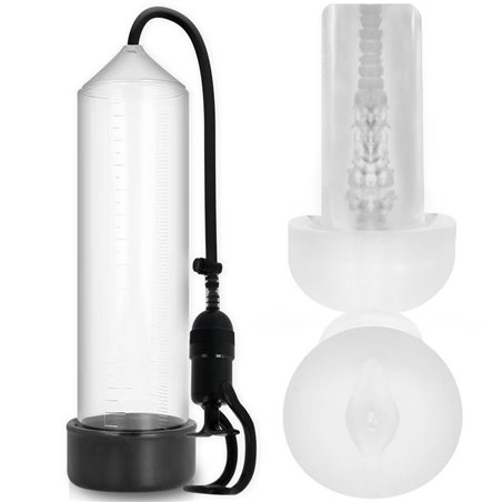 Pump Addicted - Rx5 Transparent with Masturbator