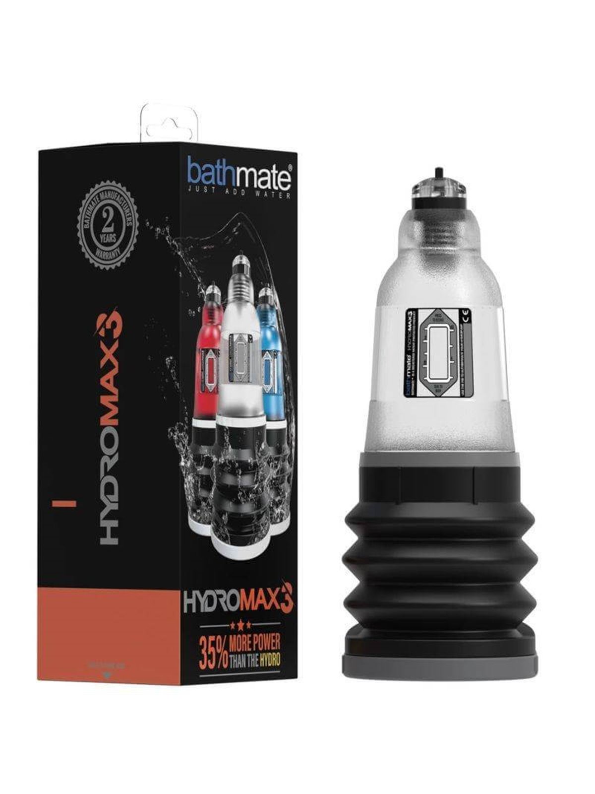 Bathmate - Hydromax 3 Pompa per l'Ingrandimento del Pene Trasparente