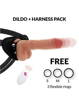 Cyber Silicock Strap-On Master Huck  Remote Control