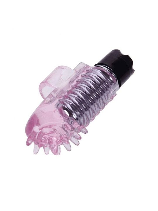Baile - Mini Vibratore Da Dito in Silicone Rosa