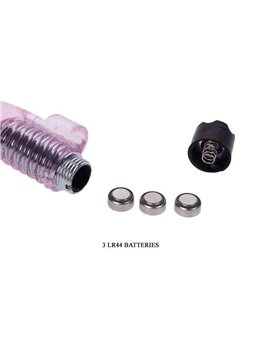 Baile - Mini Vibratore Da Dito in Silicone Rosa