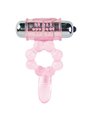 Baile - Silicone Ring 10 Tongue Rhythms with Pink Vibration
