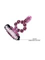 Baile - Silicone Ring 10 Tongue Rhythms with Pink Vibration