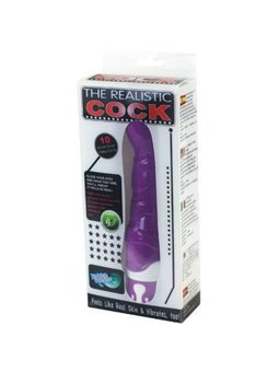 Baile - Realistic Cock 10 Rhythms Sensation Violet