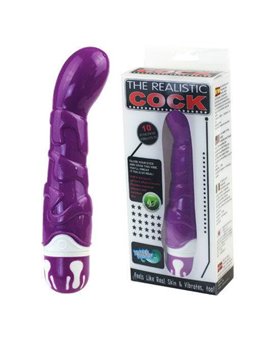Baile - Realistic Cock 10 Rhythms Sensation Violet