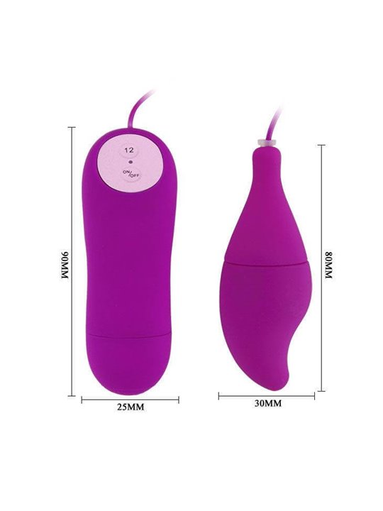 Baile - Pleasure Shell 12 Ovetto Vibrante con Telecomando Viola