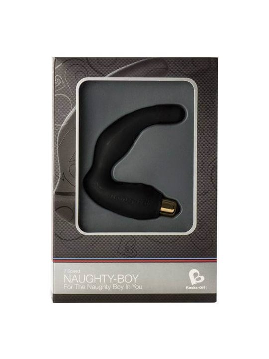 Rocks-Off - Massaggiatore Punto G Naughty-Boy 7 Velocità Nero