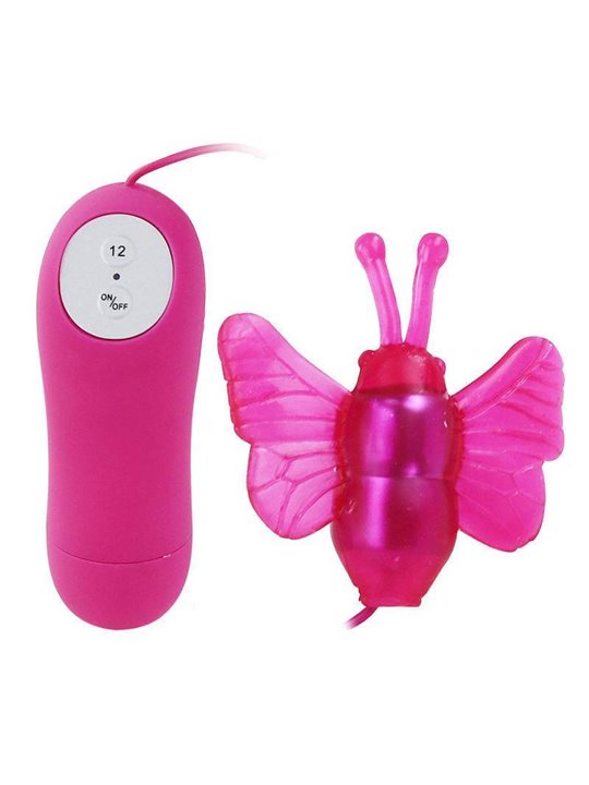Baile - Vibratore Stimolatore Farfalla 12 Velocità
